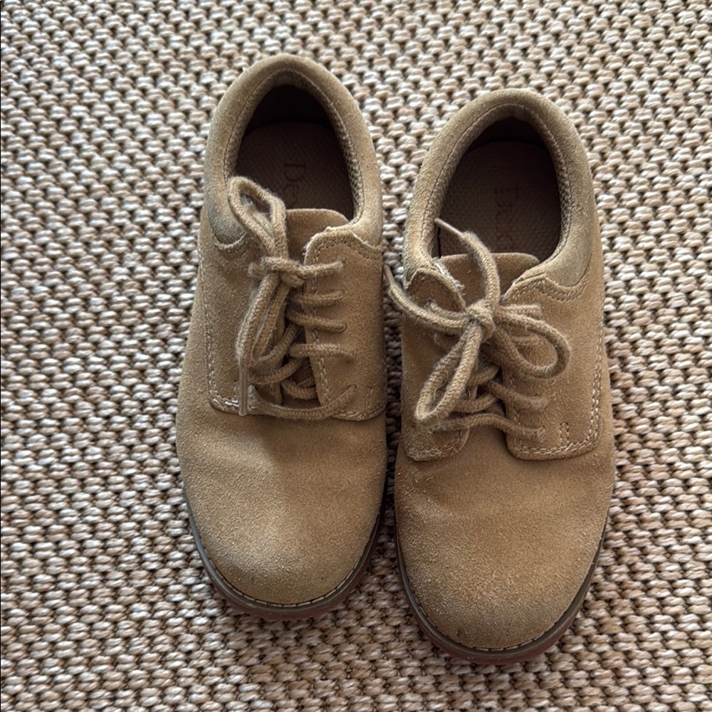 Dexter Tan Dress Shoes Suede Oxford Style